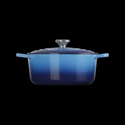 LE CREUSET Cocotte en Fonte Ronde 26 cm Azur Signature Online