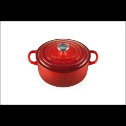 LE CREUSET Cocotte en Fonte Ronde 20 cm Cerise Signature Hot