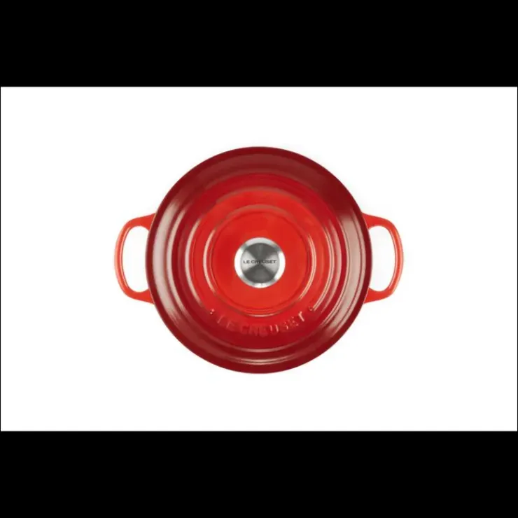 LE CREUSET Cocotte en Fonte Ronde 20 cm Cerise Signature Hot