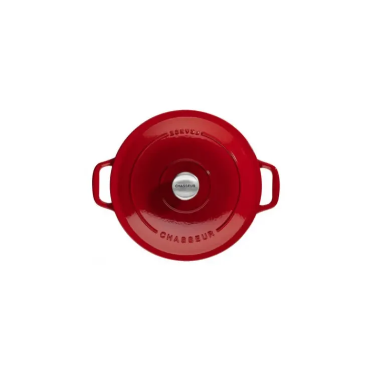 CHASSEUR Cocotte en Fonte Ronde 20 cm Rubis Best