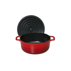 CHASSEUR Cocotte en Fonte Ronde 20 cm Rubis Best
