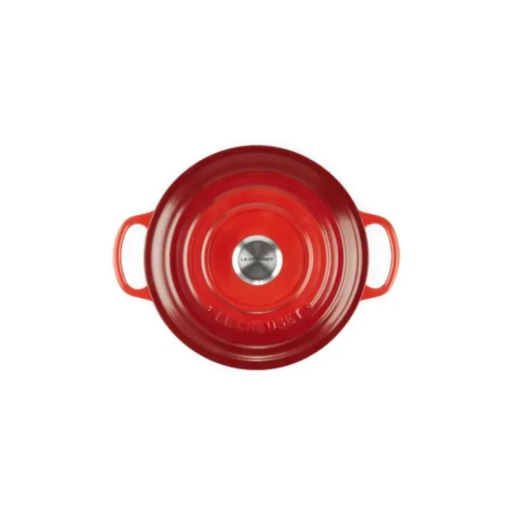 LE CREUSET Cocotte en Fonte Ronde 18 cm Cerise Signature Best