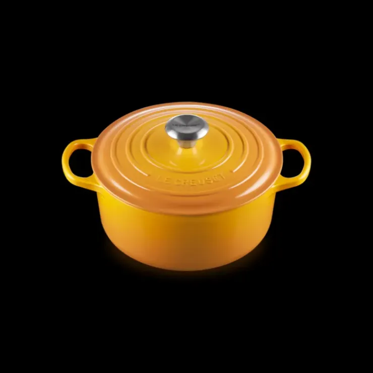 LE CREUSET Cocotte en fonte Ronde 24 cm Nectar Signature New