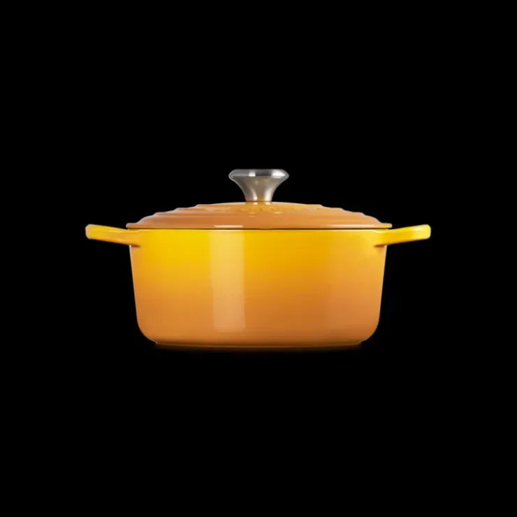 LE CREUSET Cocotte en fonte Ronde 24 cm Nectar Signature New
