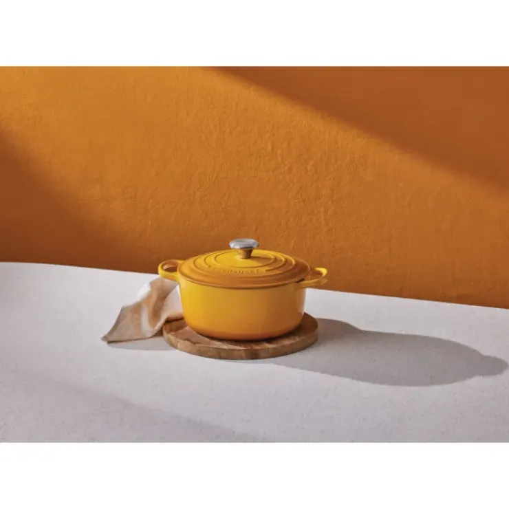 LE CREUSET Cocotte en fonte Ronde 24 cm Nectar Signature New