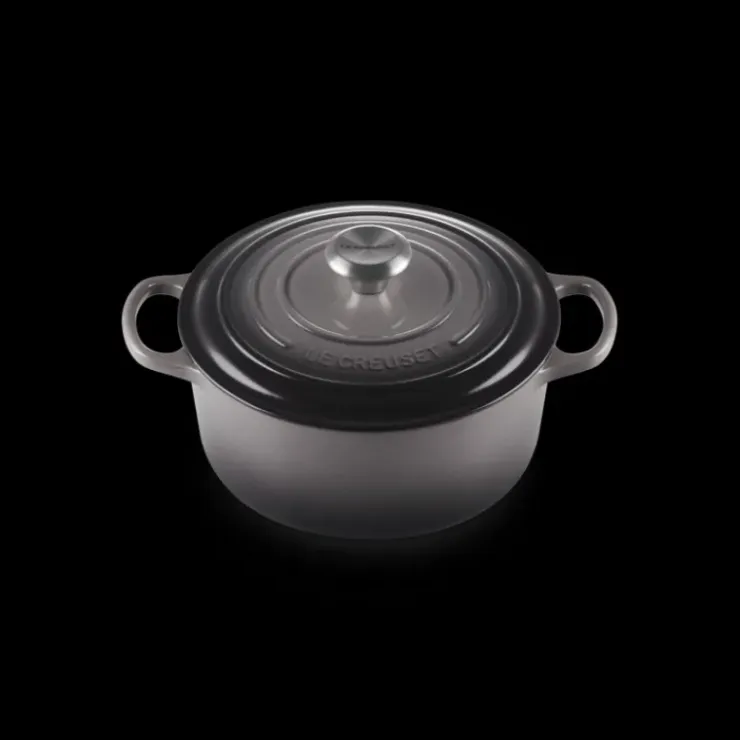 LE CREUSET Cocotte en fonte Ronde 24 cm Flint Signature Discount