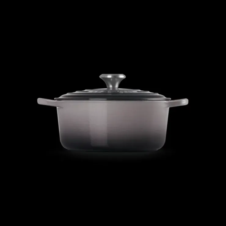 LE CREUSET Cocotte en fonte Ronde 24 cm Flint Signature Discount