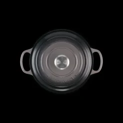 LE CREUSET Cocotte en fonte Ronde 24 cm Flint Signature Discount