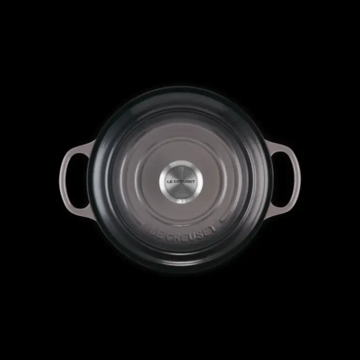 LE CREUSET Cocotte en fonte Ronde 24 cm Flint Signature Discount