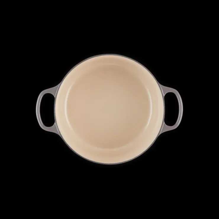LE CREUSET Cocotte en fonte Ronde 24 cm Flint Signature Discount