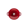 CHASSEUR Cocotte en Fonte Ronde 18 cm Rubis Best