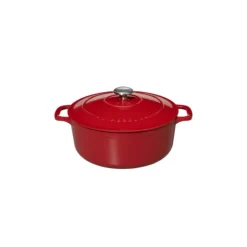 CHASSEUR Cocotte en Fonte Ronde 18 cm Rouge Outlet