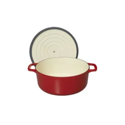CHASSEUR Cocotte en Fonte Ronde 18 cm Rouge Outlet