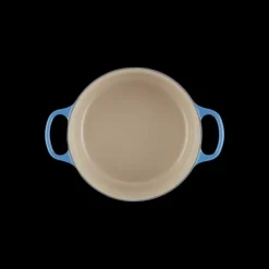LE CREUSET Cocotte en Fonte Ronde 22 cm Signature Azur Online