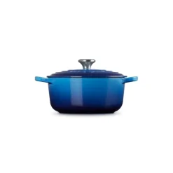 LE CREUSET Cocotte en Fonte Ronde 20 cm Azur Signature Sale