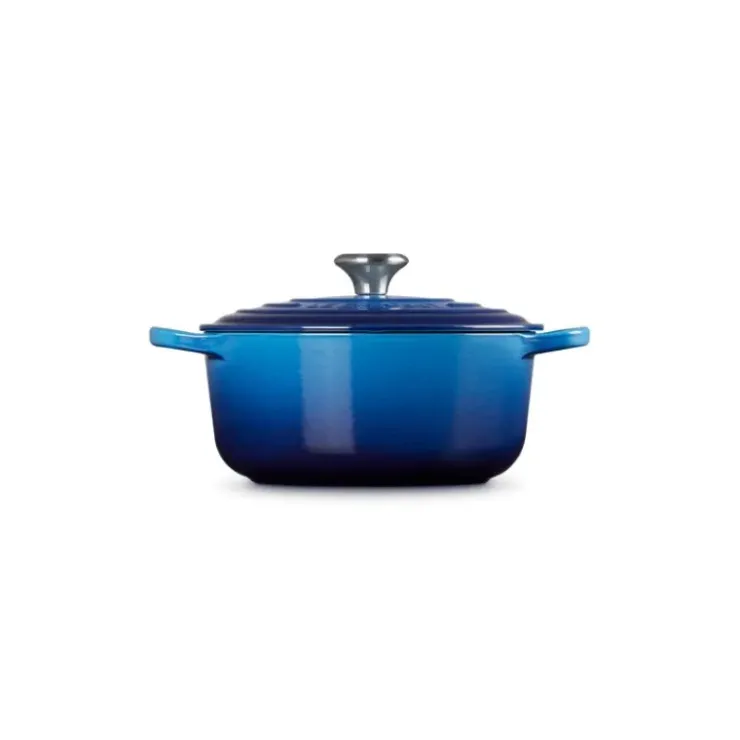 LE CREUSET Cocotte en Fonte Ronde 20 cm Azur Signature Sale