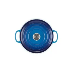 LE CREUSET Cocotte en Fonte Ronde 20 cm Azur Signature Sale