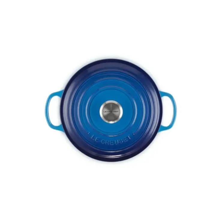 LE CREUSET Cocotte en Fonte Ronde 20 cm Azur Signature Sale