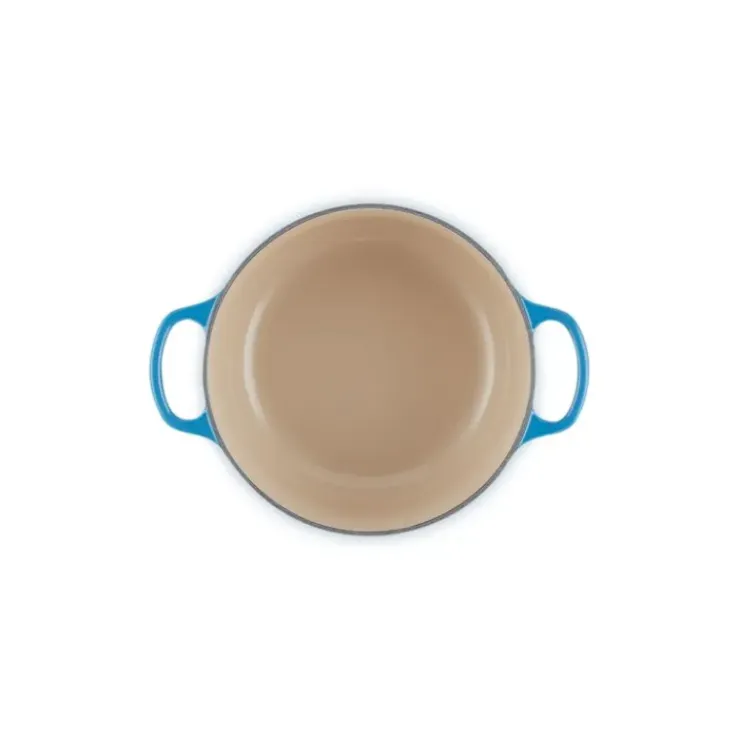 LE CREUSET Cocotte en Fonte Ronde 20 cm Azur Signature Sale