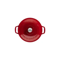 CHASSEUR Cocotte en Fonte Ronde 24 cm Rubis Online