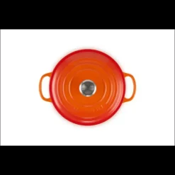 LE CREUSET Cocotte en Fonte Ronde 20 cm Volcanique Signature Online