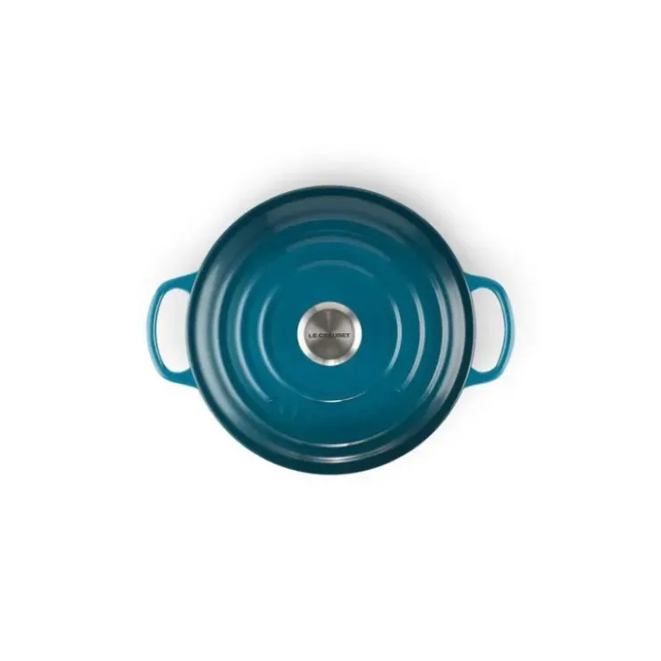 LE CREUSET Cocotte en Fonte Ronde 20 cm Deep Teal Signature Outlet
