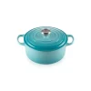 LE CREUSET Cocotte en fonte Ronde 24 cm Caraïbes Signature