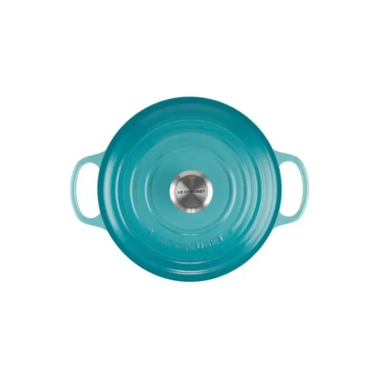 LE CREUSET Cocotte en fonte Ronde 24 cm Caraïbes Signature