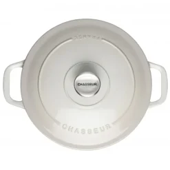 CHASSEUR Cocotte en Fonte Ronde 24 cm Macadamia Online