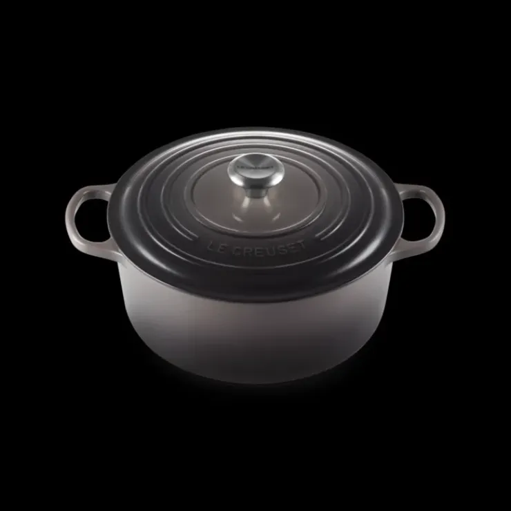 LE CREUSET Cocotte en Fonte Ronde 28 cm Flint Signature Online