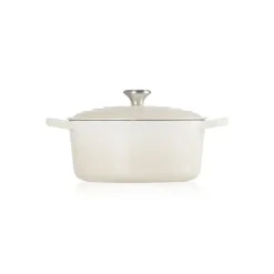 LE CREUSET Cocotte en fonte Ronde 24 cm Meringue Signature Best
