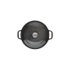 CHASSEUR Cocotte en Fonte Ronde 28 cm Caviar Hot