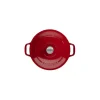 CHASSEUR Cocotte en Fonte Ronde 24 cm Rouge Clearance