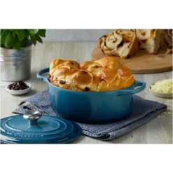 LE CREUSET Cocotte en fonte Ronde 24 cm Deep Teal Signature