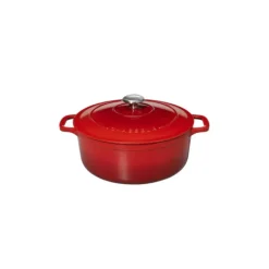 CHASSEUR Cocotte en Fonte Ronde 26 cm Rubis Discount