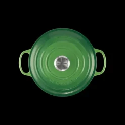 LE CREUSET Cocotte en Fonte Ronde 24 cm Bamboo Signature Best