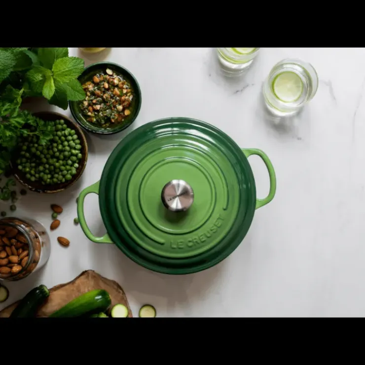 LE CREUSET Cocotte en Fonte Ronde 24 cm Bamboo Signature Best