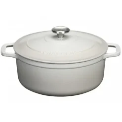 CHASSEUR Cocotte en Fonte Ronde 20 cm Macadamia Hot
