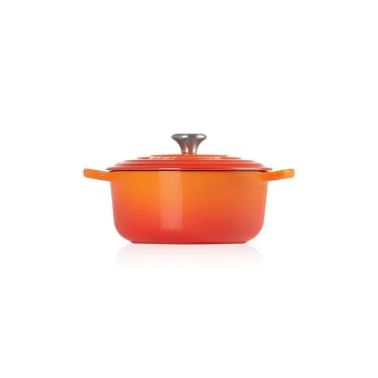 LE CREUSET Cocotte en Fonte Ronde 18 cm Volcanique Signature
