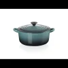 LE CREUSET Cocotte en Fonte Ronde Tradition 20 cm Océan Clearance
