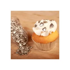 FUNCAKES Coeurs en sucre Argenté 80g Outlet
