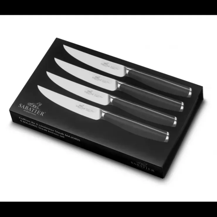 SABATIER Coffret 4 Couteaux à Steak 12 cm Majoris New
