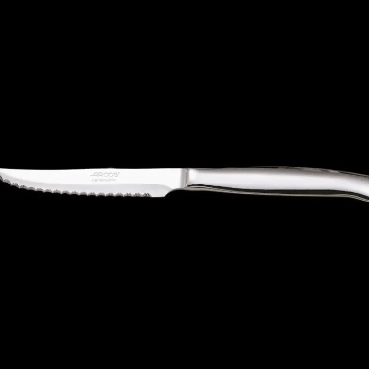 ARCOS Coffret 4 Couteaux à Steak 11 cm Lame Crantée Acier Inoxydable Best