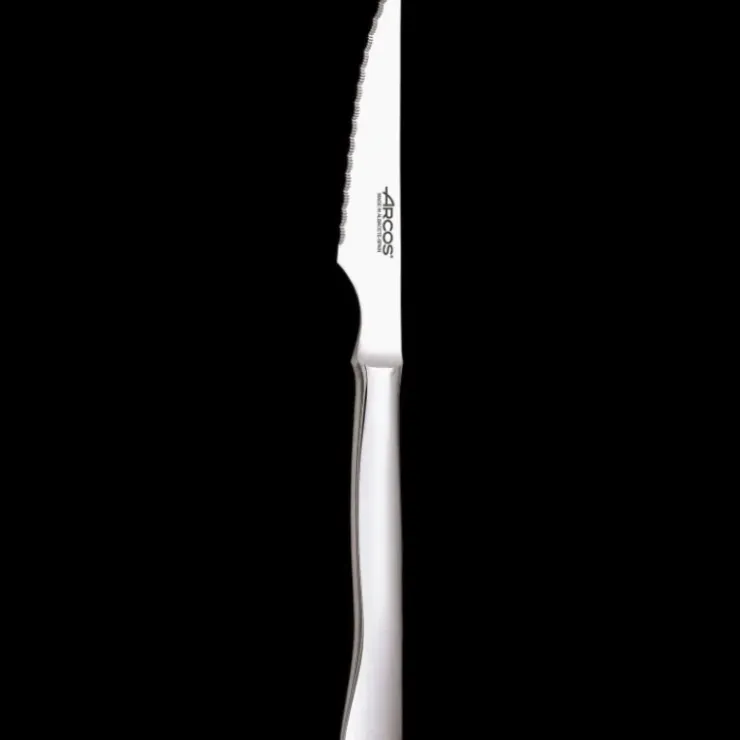 ARCOS Coffret 6 Couteaux à Steak 11 cm Lame Crantée Acier Inoxydable Sale