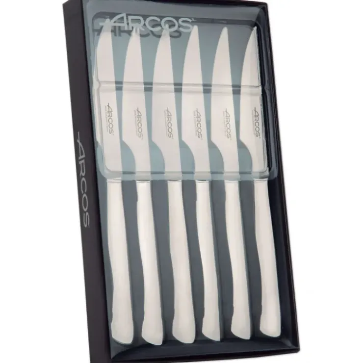 ARCOS Coffret 6 Couteaux à Steak 11 cm Lame Lisse Acier Inoxydable Sale