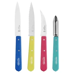 OPINEL Coffret 3 Couteaux de Cuisine et un Eplucheur Pop 80 Les Essentiels Outlet