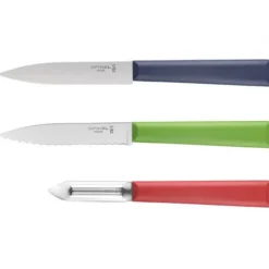 OPINEL Coffret 2 Couteaux de Cuisine et un Eplucheur Les Essentiels + Clearance