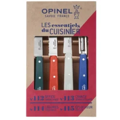 OPINEL Coffret 3 Couteaux de Cuisine et un Eplucheur Primo Les Essentiels Clearance