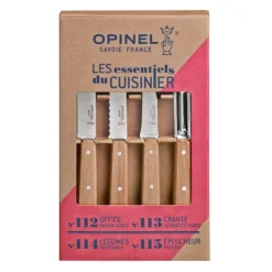 OPINEL Coffret 3 Couteaux de Cuisine et un Eplucheur Les Essentiels Online