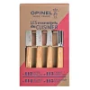 OPINEL Coffret 3 Couteaux de Cuisine et un Eplucheur Olivier Les Essentiels Sale